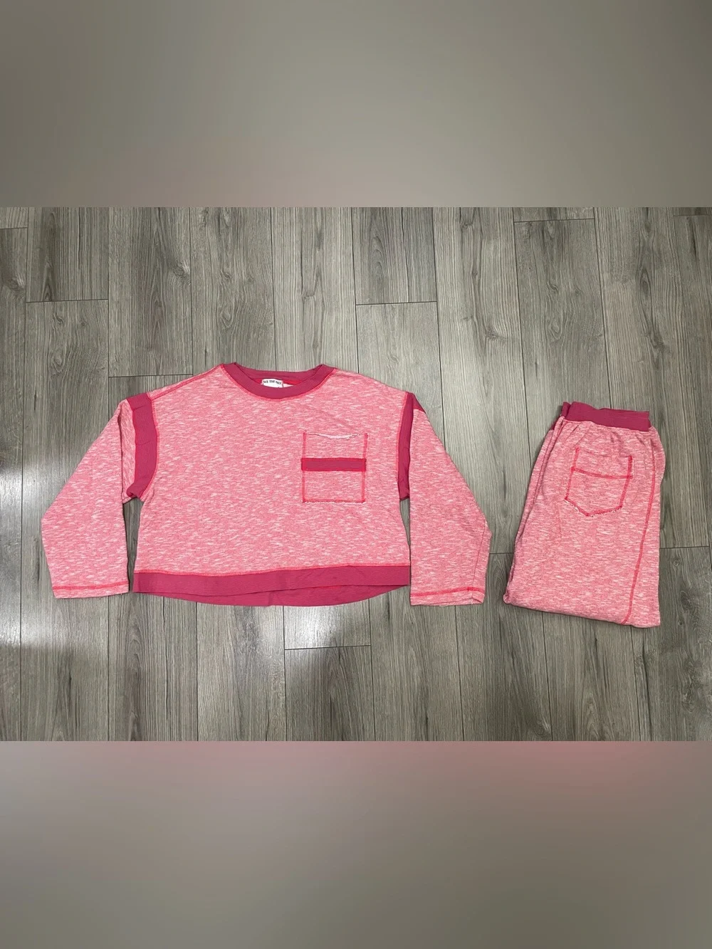 Free People We the Free Everything I want Set in Luxe Red Combo Size M